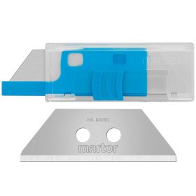 Rezerva pentru cutter, lama trapezoidala, varf rotunjit, MARTOR 60099, 10 buc/set
