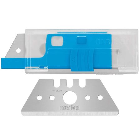Rezerva cutter trapezoidala, varf rotunjit, MARTOR 65232, 10 buc