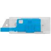 Rezerva pentru cutter, lama trapezoidala, varf rotunjit, MARTOR 65232, 10 buc/set