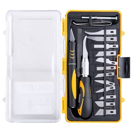 Cuttere pentru craft DELI, 16 buc/set