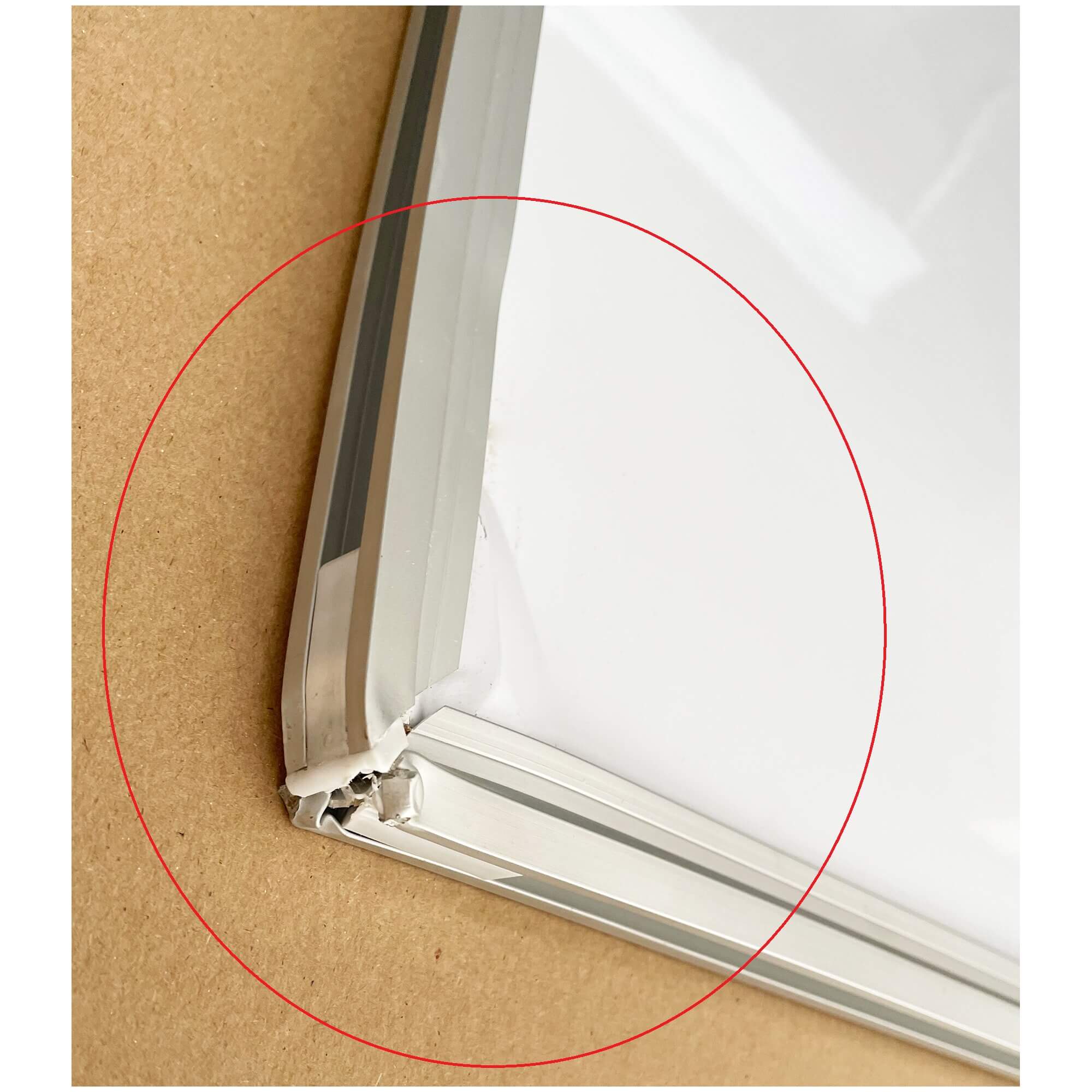 Magnetoplan Bacheca In Sughero SP 120x180 Cm – Telaio In Alluminio, Marrone
