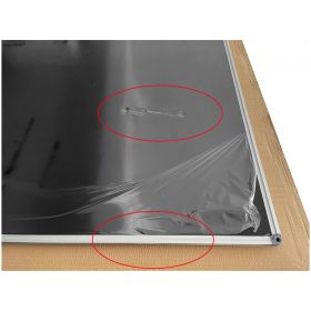 Tabla scolara neagra 120x240 cm- cu mic defect