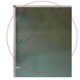 Tabla scolara verde creta 120x200 cm, cu mic defect