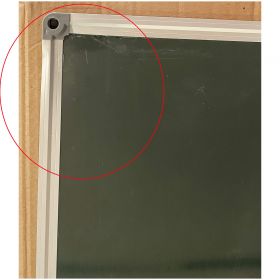 Tabla scolara verde creta 120x240 cm, cu mic defect