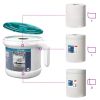 Dispenser prosoape hartie in rola cu derulare centrala, portabil, TORK Reflex Portable M4