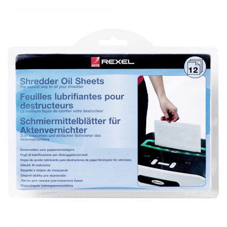 Coli impregnate cu ulei pentru distrugatoare documente REXEL