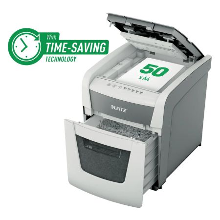 Distrugator documente automat LEITZ IQ Autofeed Small Office 50