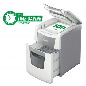 Distrugator documente automat, micro cross-cut LEITZ IQ Autofeed Small Office 100