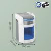 Distrugator documente automat, micro cross-cut, LEITZ IQ OptiMax Small Office 200