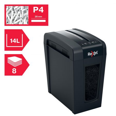 Distrugator documente REXEL Secure X8 Slim