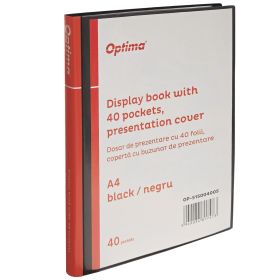 Dosar de prezentare personalizabil, A4, 40 folii, OPTIMA