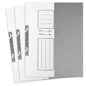 Dosar carton alb pentru incopciat, coperta 1/2, 100 buc/set
