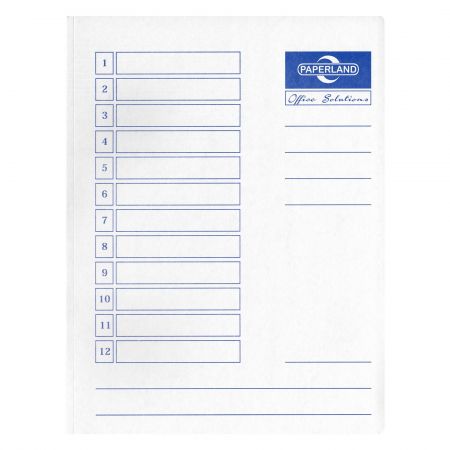 Dosar carton alb plic PAPERLAND Office Solutions, 300 g/mp