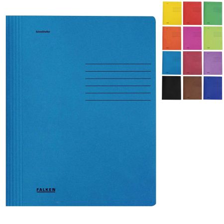 Dosar carton color cu sina, 240 g/mp, FALKEN