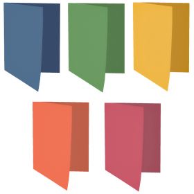 Dosar simplu A4, carton colorat 250 g/mp, ELBA