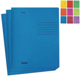 Dosar carton color cu sina, 250 g/mp, FALKEN, 100 buc/set