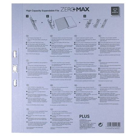 Dosar expandabil extra wide PLUS Zero Max - Office Direct