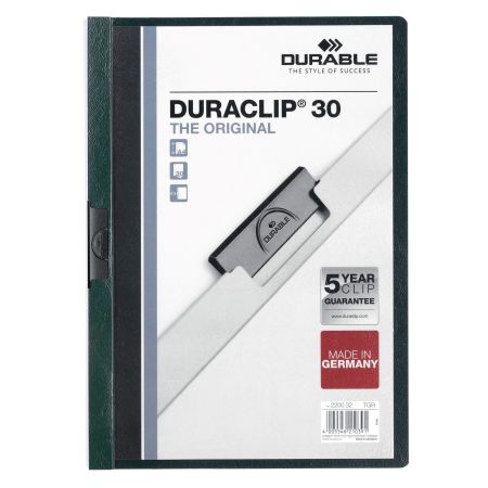 Dosar plastic A4 cu clema pivotanta pentru 30 coli, DURABLE