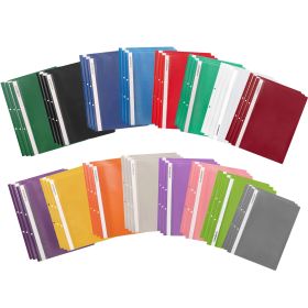 Dosar plastic cu sina si gauri ACCENTA, 25 buc/set