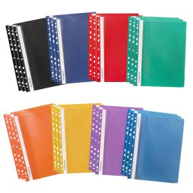 Dosar plastic cu sina si multiperforatii ACCENTA, 25 buc/set