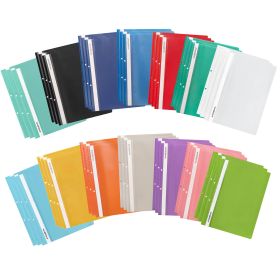 Dosar plastic cu sina si gauri ACCENTA, 25 buc/set