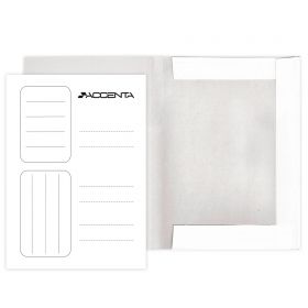 Dosar carton alb plic ACCENTA, 300 g/mp