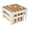 Dosar suspendabil cu burduf 6 cm si bagheta metalica, kraft, FALKEN