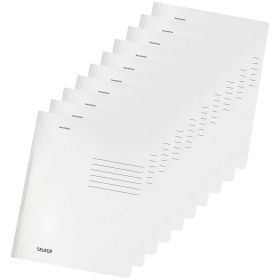 Dosar carton alb cu sina, 240 g/mp, FALKEN, 100 buc/set
