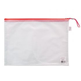 Mapa plastic A4 cu fermoar, ACCENTA Mesh