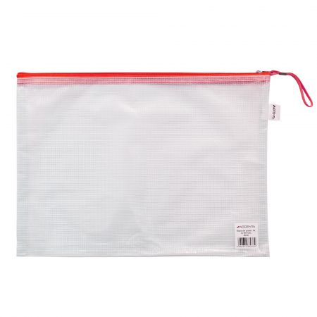 Mapa plastic A4 cu fermoar, ACCENTA Mesh