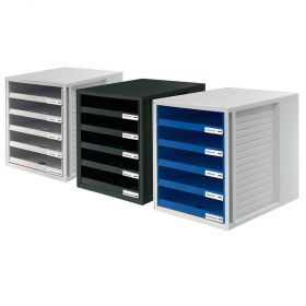 Suport cu 5 sertare pentru documente HAN tip deschis