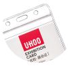 Suport ecuson vertical, 72x102 mm, cu fermoar UHOO 6688