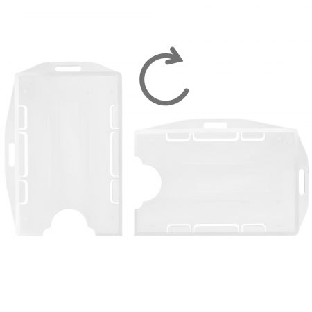 Suport rigid 2 carduri, vertical/orizontal, 85x55 mm, ARK 2021