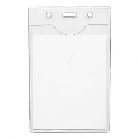 Suport ecuson vertical cu clapeta de siguranta, 73x105 mm