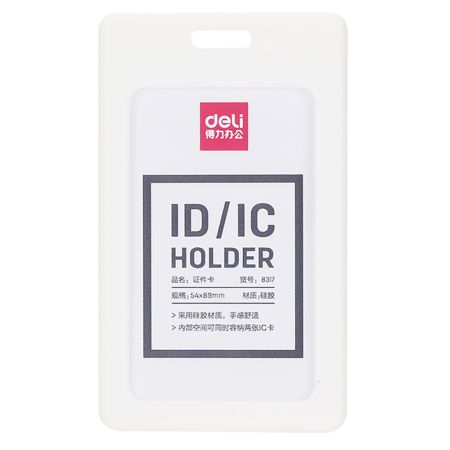 Suport ecuson vertical din silicon, 54x86 mm, DELI 8317