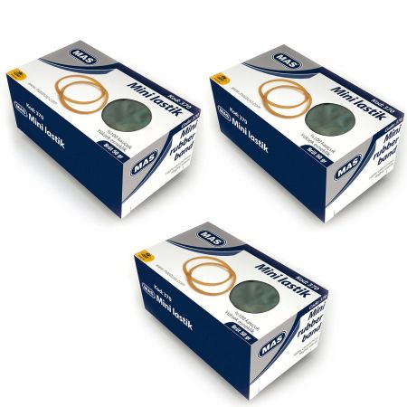 Elastice din cauciuc D 40 x 1,5 mm, 50g/cutie, MAS, 10 cutii/set