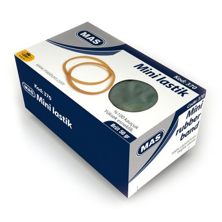 Elastice din cauciuc D 40 x 1,5 mm, 50g/cutie, MAS