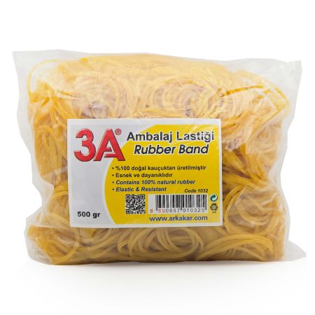 Elastice pentru bani, D 40 x 1.5 mm, 500 g/punga, 3A