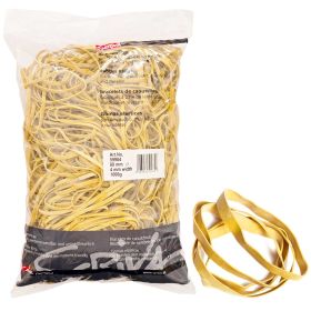 Elastice pentru bani, D 80, 4 mm x 0.8 mm, 1000 g/punga, SCRIVA
