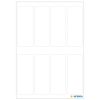 Etichete autocolante albe, 20x50 mm, HERMA Vario 3749, 56 buc/set