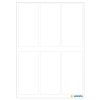 Etichete autocolante albe, 26x54 mm, HERMA Vario 3754, 42 buc/set