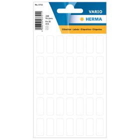 Etichete autocolante albe, 8x20 mm, HERMA Vario 3721, 280 buc/set