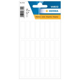 Etichete autocolante albe, 8x36 mm, HERMA Vario 3724, 168 buc/set