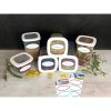 Etichete autocolante albe si chenar color, 78x36 mm, HERMA Vario 5782, 18 buc/set