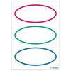 Etichete autocolante albe si chenar color, 78x36 mm, HERMA Vario 5782, 18 buc/set