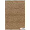 Etichete autocolante kraft, 25x40 mm, HERMA Home Feeling 15751, 32 buc/set