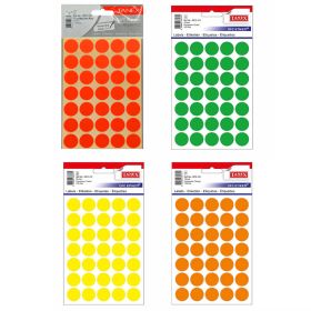 Etichete autocolante rotunde, 19 mm, TANEX, 175 buc/set