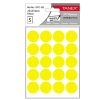 Etichete autocolante rotunde, 25 mm, TANEX, 100 buc/set