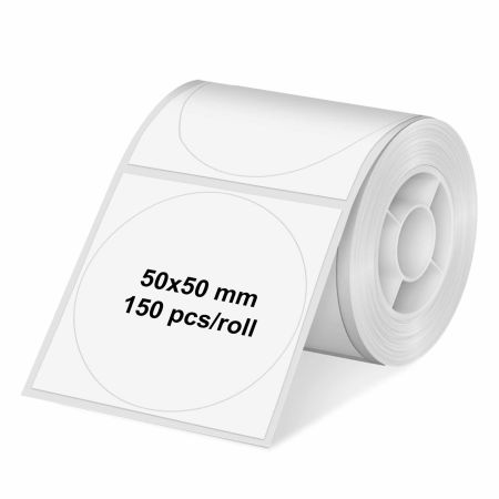 Etichete pentru imprimanta termica, rotunde, OLYMPIA PM220