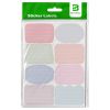 Etichete scolare autoadezive, 64 buc/set, Baisidi